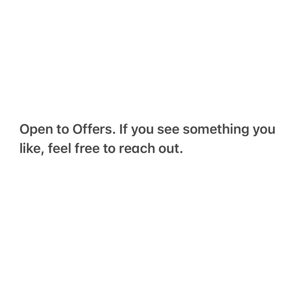Open to Offers